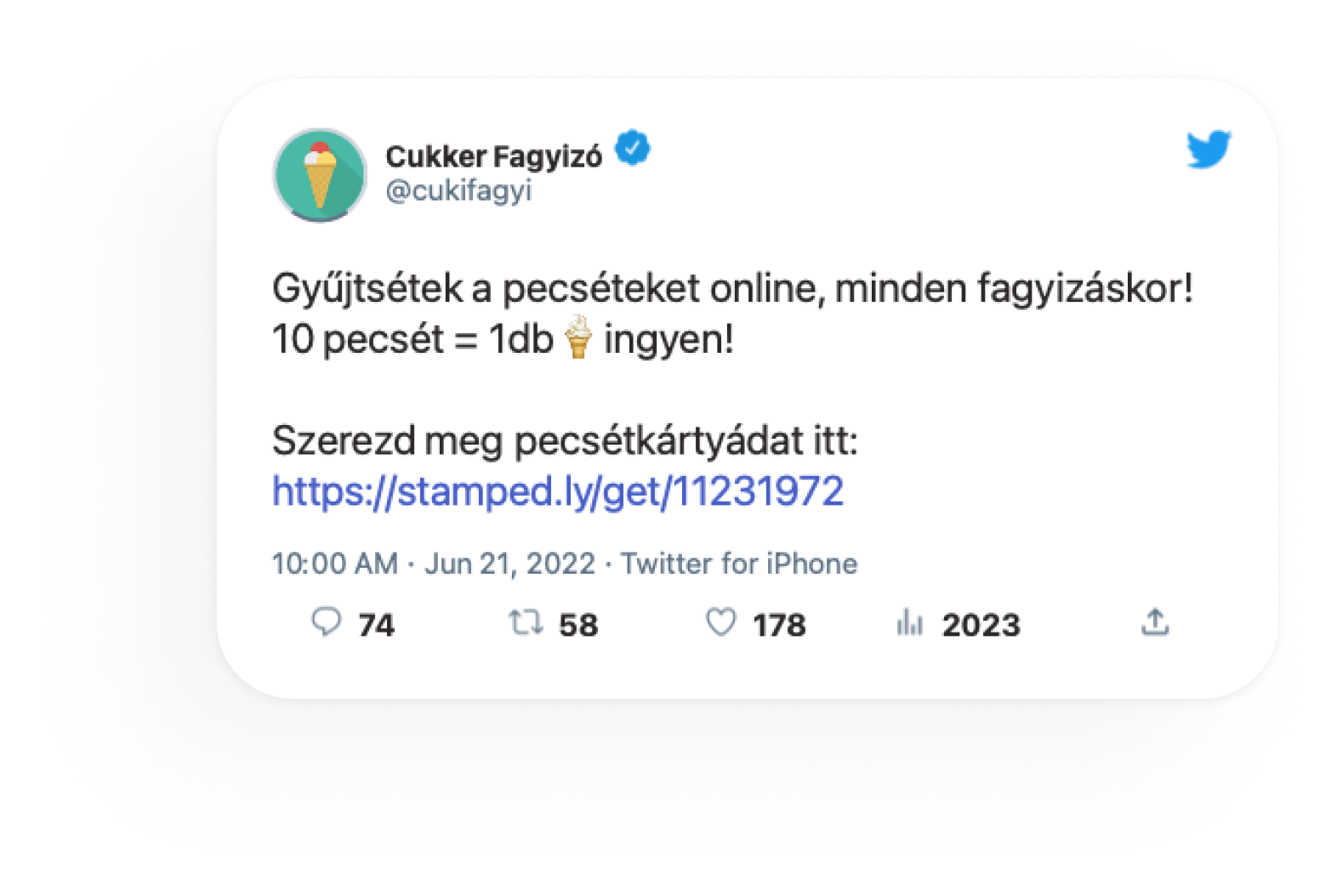 Kártya létrehozása